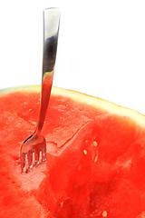 Image showing The cutted watermelon