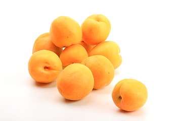 Image showing The apricots