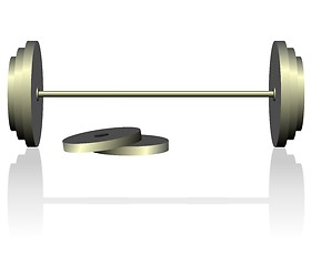 Image showing Dumbbell