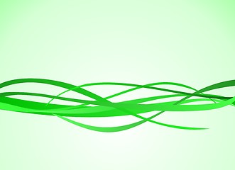 Image showing Illustration of Abstract green  background