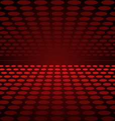 Image showing Illustration abstract background red