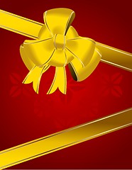 Image showing Christmas bow decoration