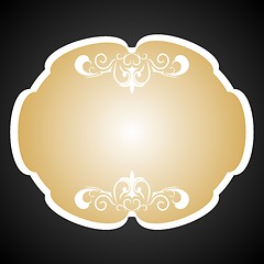 Image showing Royal background card for design