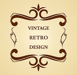 Image showing Luxury vintage for design