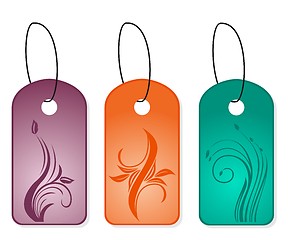 Image showing Set bookmark designs