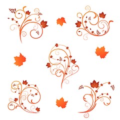 Image showing Autumn floral design