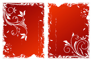 Image showing Autumn floral backgrounds