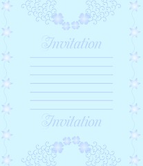 Image showing A beautiful luxury wedding invitation