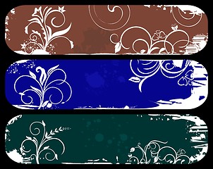 Image showing Abstract grunge banners