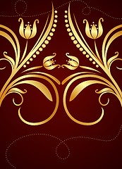 Image showing Gold background