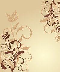 Image showing Illustration floral background