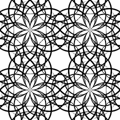 Image showing Illustration sieamles tile ornate pattern