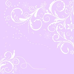 Image showing Illustration floral background