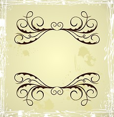 Image showing Vintage grunge template