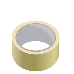 Image showing Realistic illustration of adhesive tape