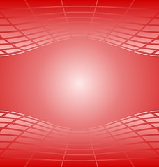 Image showing Illustration of red abstract background for design