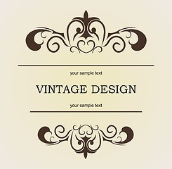 Image showing Vintage design