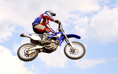 Image showing motocross in the sky