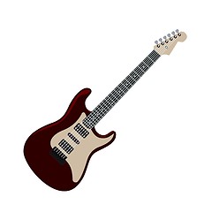 Image showing Realistic illustration electric guitar