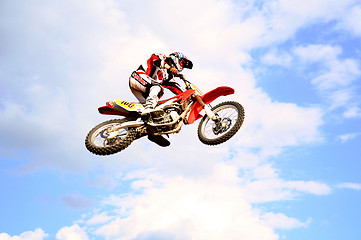 Image showing motocross in the sky