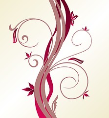 Image showing Abstract floral background