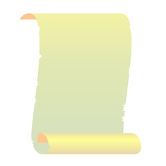 Image showing Realistic illustration roll for manuscript