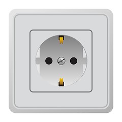 Image showing Realistic illustration power outlet