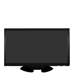 Image showing Realistic illustration LCD TV