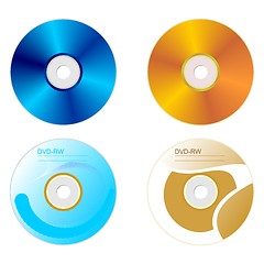 Image showing Set DVD disk with both sides