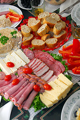 Image showing Mediteraneean appetizers