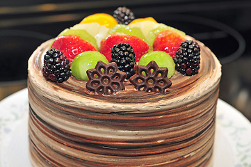 Image showing Fruit cake