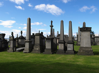 Image showing Glasgow cemetery