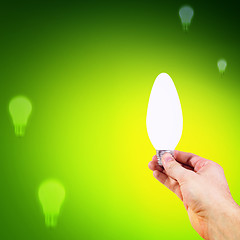 Image showing White bulb