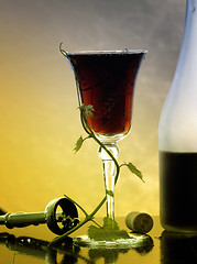 Image showing Red wine