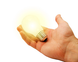 Image showing Alight Bulb in hand