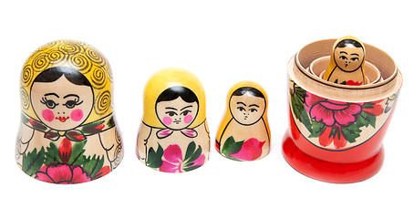 Image showing Sets of nesting dolls