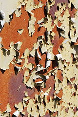 Image showing Old peeling paint background
