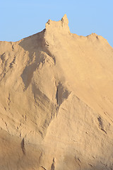 Image showing Sandy mountain peak