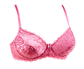 Image showing Red feminine bra