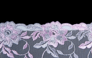 Image showing Rose lace with pattern