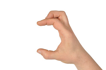Image showing Isolated Hand