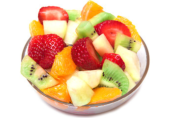 Image showing Fresh Fruit Salad in the bowl