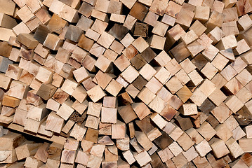 Image showing Chopped wood for the fireplace