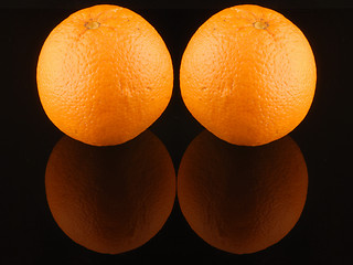 Image showing Two orange 