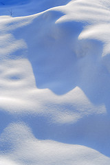 Image showing Snow drift