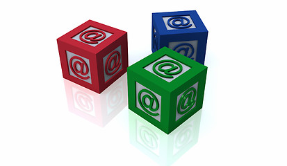 Image showing Cubes (computer generated)