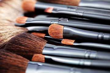 Image showing make-up brushes