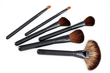 Image showing make-up brushes