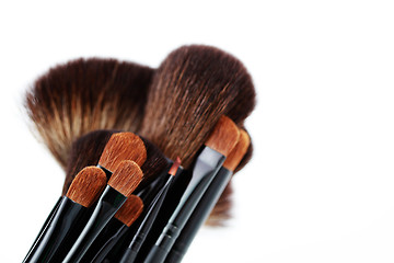 Image showing make-up brushes