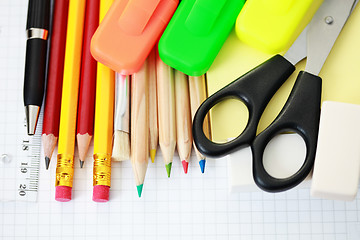 Image showing school supplies